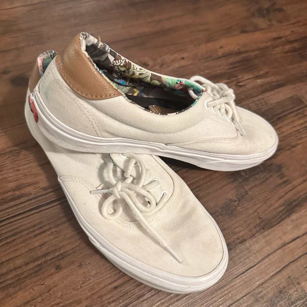 Mens White Vans 10.5